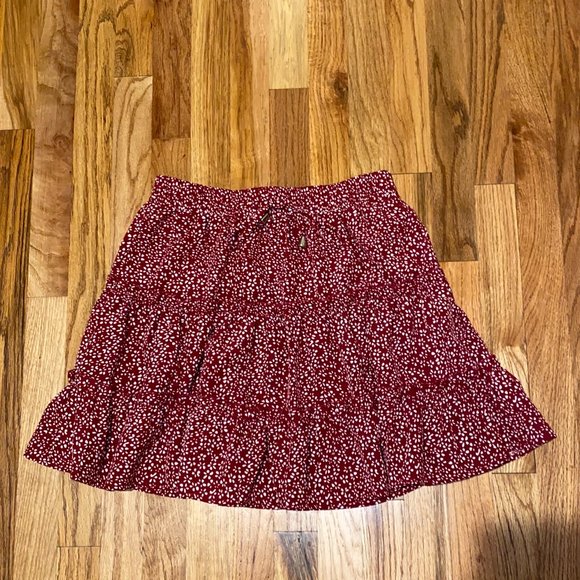 2/$30| High Waist Ruffle Swing Mini Skirt - Picture 6 of 8